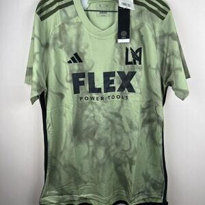 Adidas LAFC Los Angeles Football Club Smoke Green Soccer Jersey HI1873 Men’s: XL